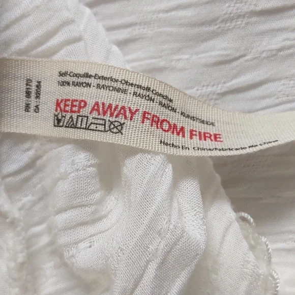 Free People Intimately NWT Clean Ivory Elastic Waist Midi Skirt Size XSmall - Picture 6 of 8